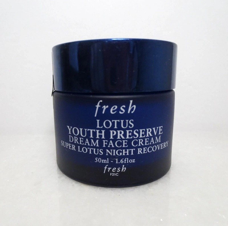 FULL Size Fresh Lotus Youth Preserve Dream Face Cream Recovers Reset 1.6oz 50ml