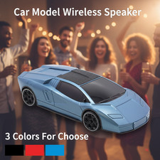 Portable Bluetooth Speaker In The Shape Of Car Model Audio System BT/TF/TWS/FM