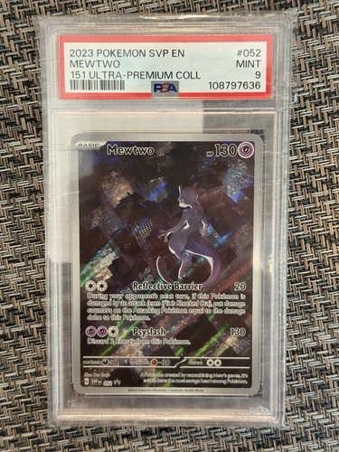 Mewtwo graded PSA 9 for sale on eBay