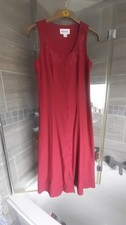 Sussan Long Red Button down Dress Size 10