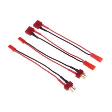 rflaueo 4pcs JST to TPlug Style Male Female RC Connector Adapter Wire with 20...