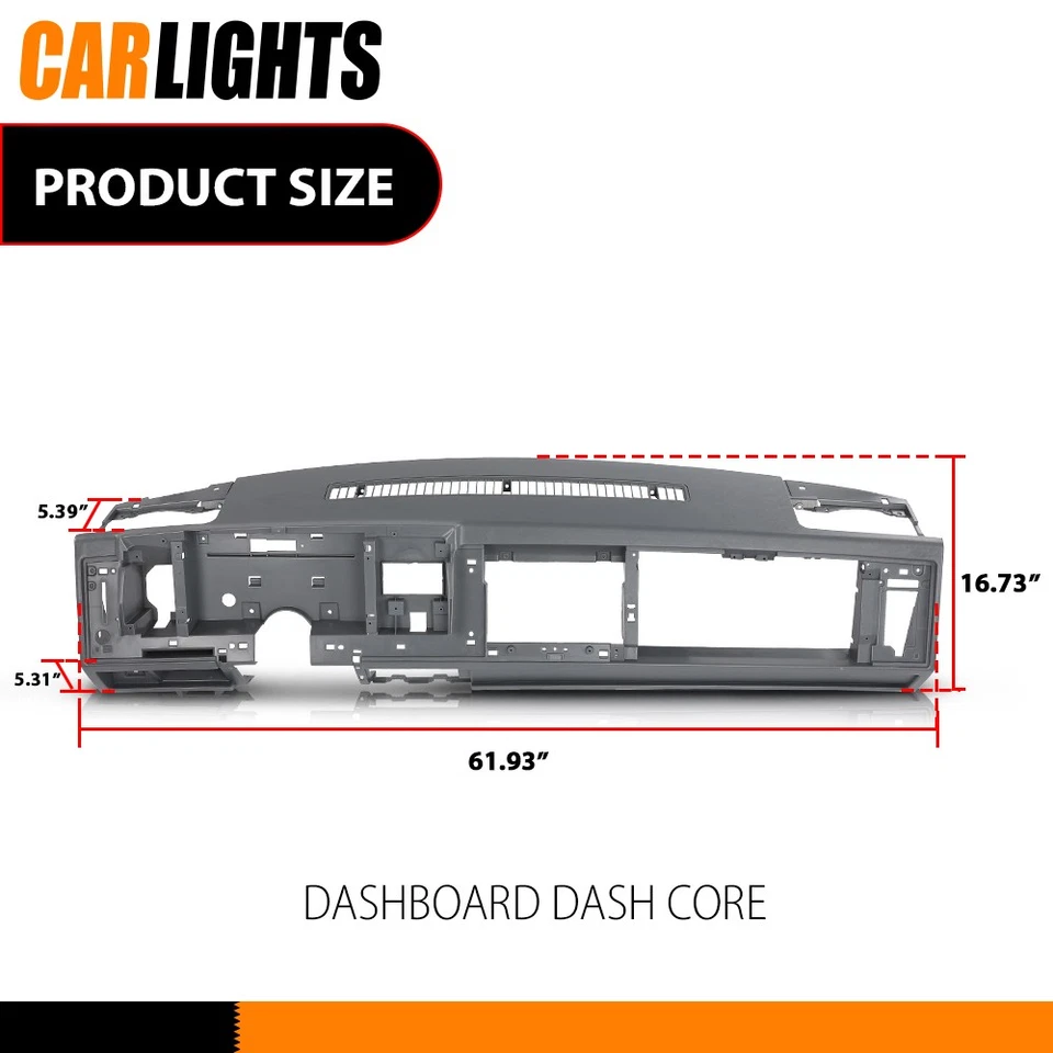 BLAZER Dashboard Dash Core Mount Fit For 1988-1994 CHEVY GMC C/K SUBURBAN Foto 3 de 4