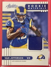 2020 Panini Absolute Van Jefferson Rookie Materials Jersey RC #26 Football Rams