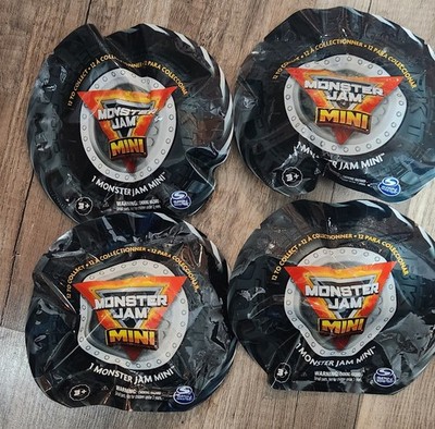 Monster Jam Mini Series 16  Chase Set, Unopened, #730, #735, #737, #738