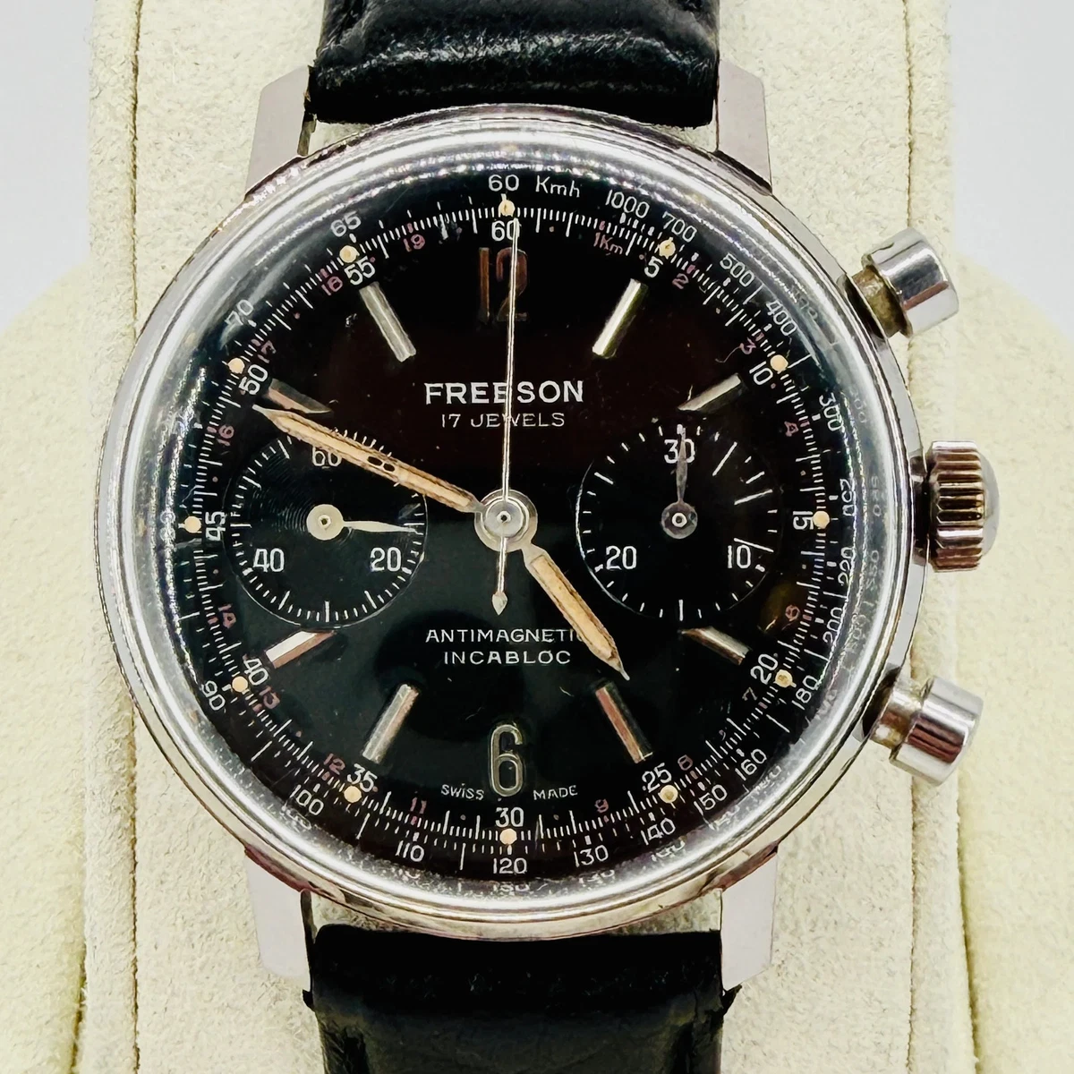 New Old Stock Set Hour Minute & Second Hands Landeron Chronograph Cal