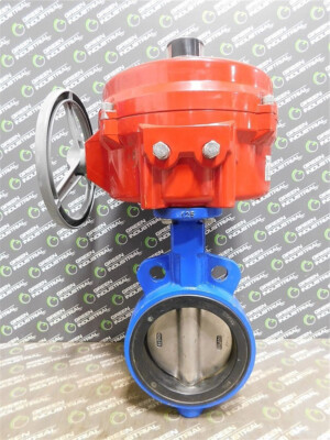 USED Bray Controls & DelTech 5'' Actuated Butterfly Valve 70-0082-113D0-536/A