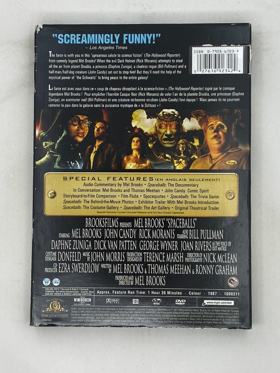 Spaceballs - 2x DVD with slipcover - Mel Brooks, John Candy, Rick