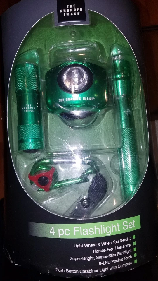 The Sharper Image 4 Piece Flashlight set Handheld Flashlights Safety & Security - Image 3 of 4