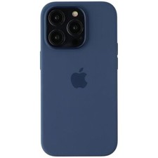Apple Silicone Case with MagSafe for iPhone 14 Pro - Storm Blue