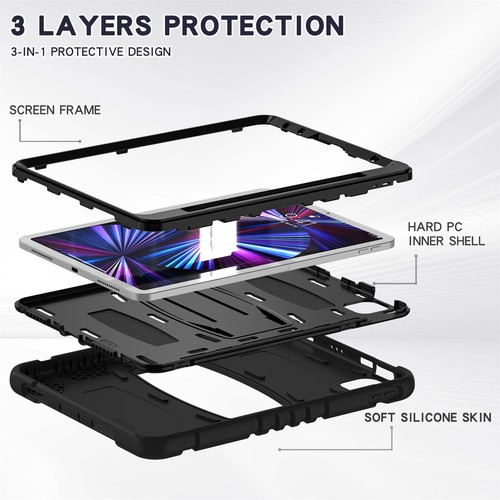 For iPad 10.2'' 9th 8th 7th 6th 5th Gen Air Mini 6 54 Pro Shockproof Stand Case - Picture 15 of 134