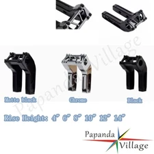 4"-14" Club Style Tall Handlebar Pullback Riser Fits Harley FXFBS FLFB FLFBS