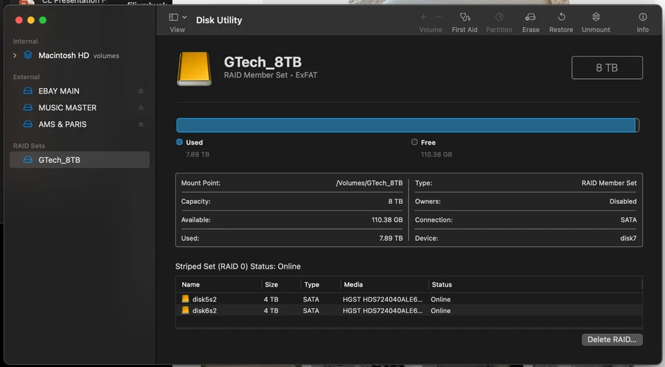 G-Technology 8TB  Thunderbolt 2 - Image 4 of 4