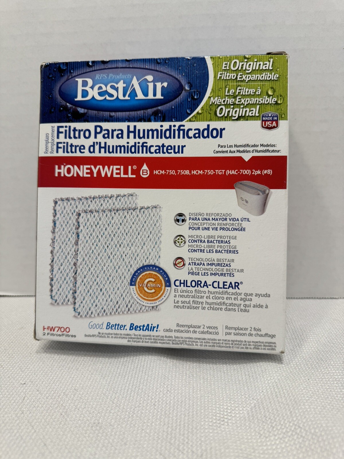 Honeywell Humidifier Replacement Filter 2-Pack for Select Models