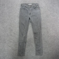 Levi's 721 Jeans Women's 26 Gray Light Wash Vintage High Rise Skinny Jeans