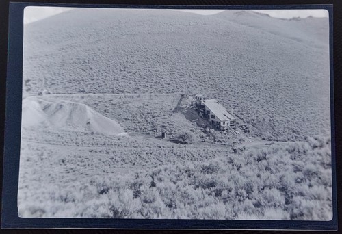 PHOTO NEGATIVE Humboldt County NV Abandoned Ore Mill Desert Machinery Mining - 第 3/4 張圖片