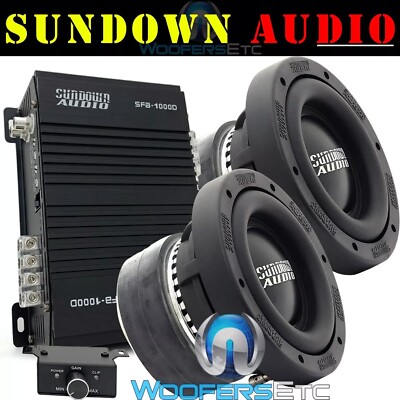 pkg SUNDOWN AUDIO BASS SUBWOOFERS
