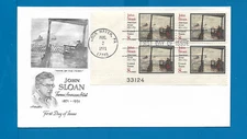 Scott 1433 John Sloan PB4 Aug 3, 1971 Artmaster FDC BOXC
