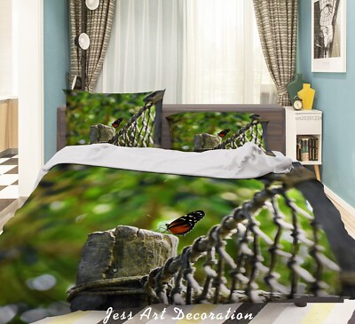 3D Pillar Butterfly Close-up Quilt Cover Set Bedding Sets Pillowcases Queen