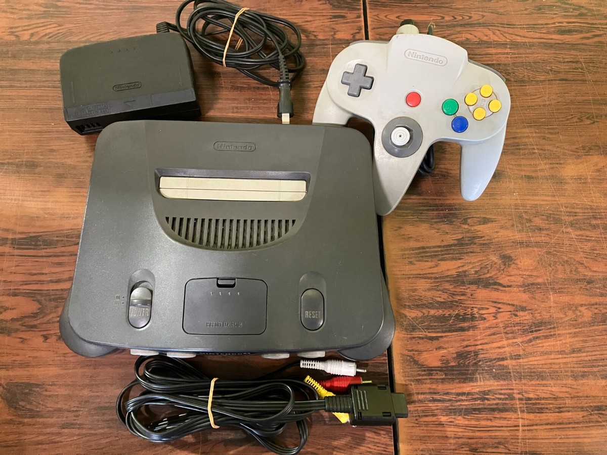 Nintendo 64 N64 Original System Console W/ Original Controller and