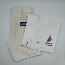 Sherwin Williams USA Paint Uniform - Dickies Shorts  Shirt Job Outfit Pair - L