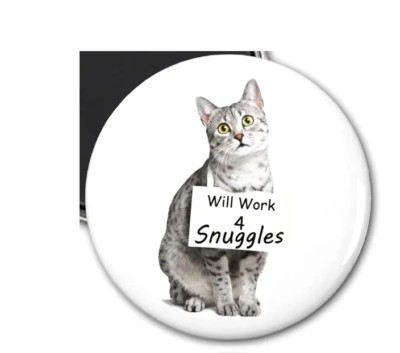 CAT QUOTE SNUGGLE WORD Pendant 925 Sterling Silver 20'' Necklace Women Gold Gift