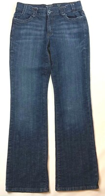 Axcess Stretch Favorite Fit Womens Jeans Size 4 Dark Wash Boot Cut Mid Rise