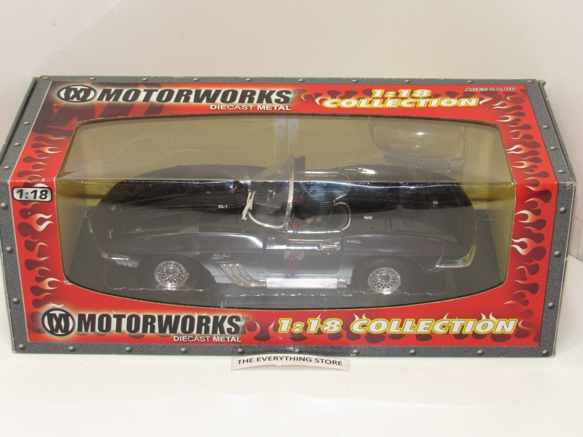 MOTORWORKS CHEVY CORVETTE MAKO SHARK ZL-1 BLACK 1:18 SCALE
