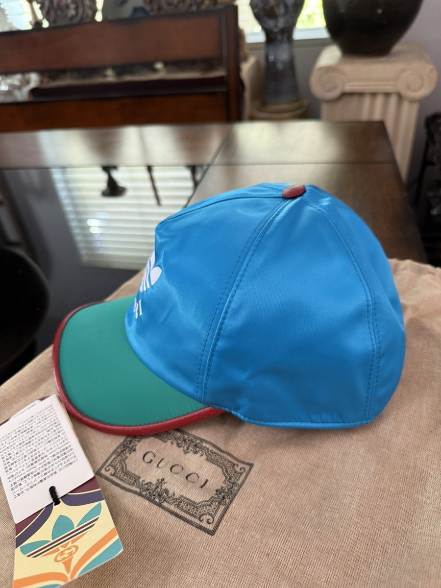 Gucci x Adidas Trefoil Print Baseball Cap size XL Alessandro