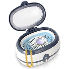 Limpiador Ultrasónico Joyería Reloj Gafas Anillo Ultrasonido Limpieza Baño Máquina