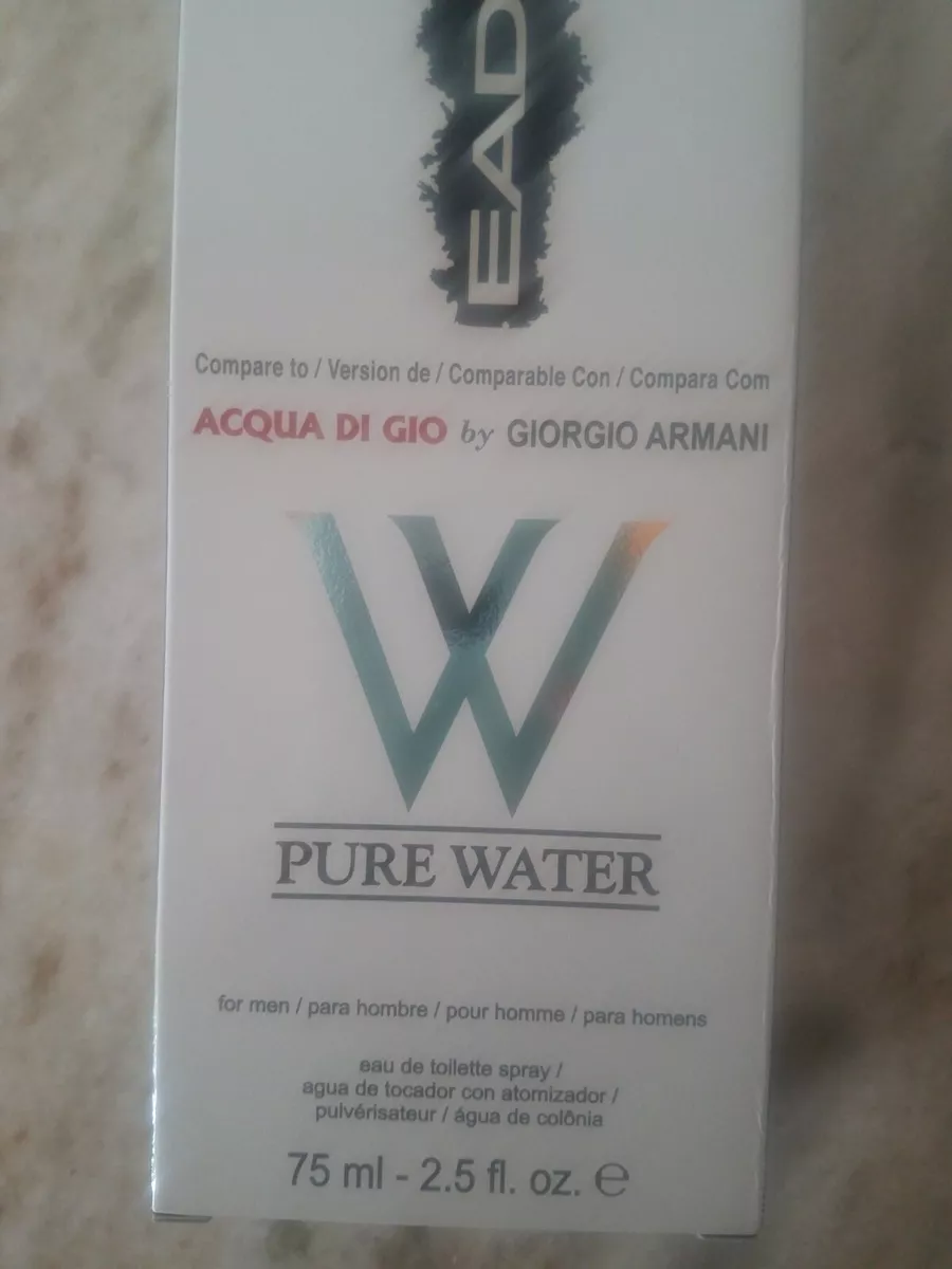 EAD Pure Water Cologne Spray for Men 2.5 oz 75ml Eau De Toilette