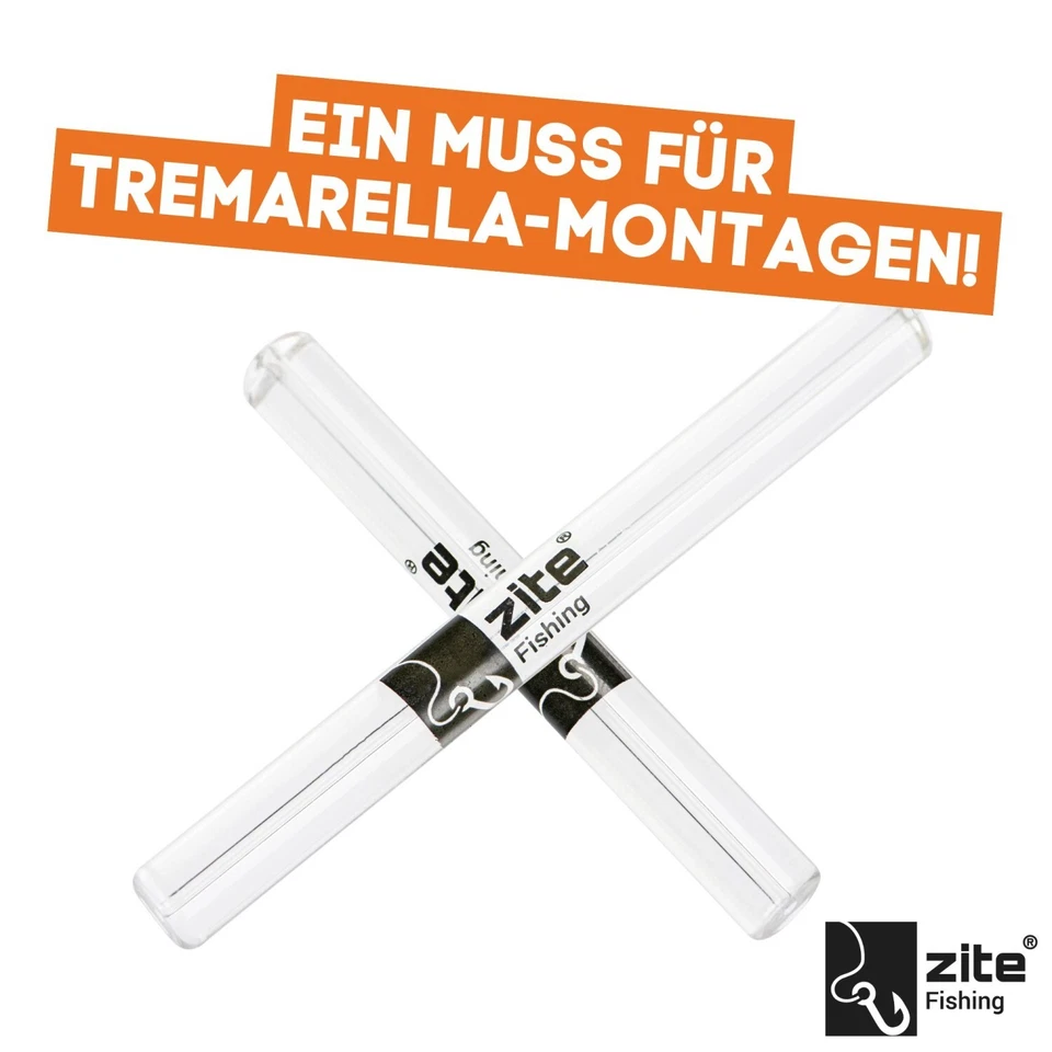 Forellenglas 5 Stück Glasgewichte 3-9g in Schutzröhre Angeln Zite Fishing - Bild 3 von 4