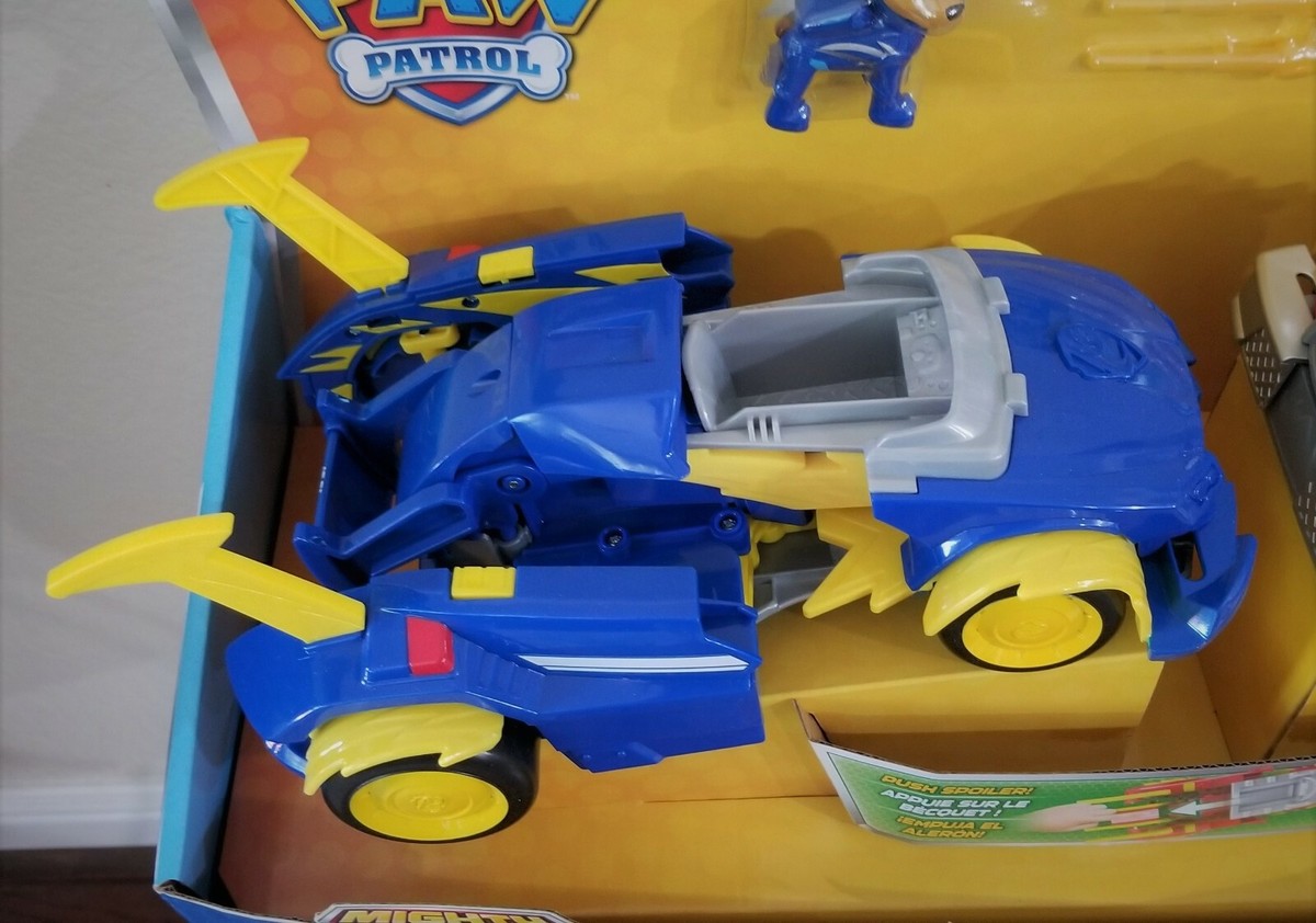 PAW PATROL Mighty Pups Super Paws Powered Up Vehicles - Chase