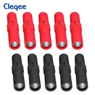 Insulated 4mm Banana Female to Female Jack Socket Connector Adapter Coupler