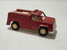 VINTAGE 1970S TOOTSIETOY RED DIECAST  PLASTIC 4" UTILITY EQUIPMENT TRUCK USA