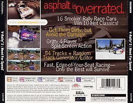 Need for Speed: V-Rally 2 (Sony PlayStation 1, 1999)