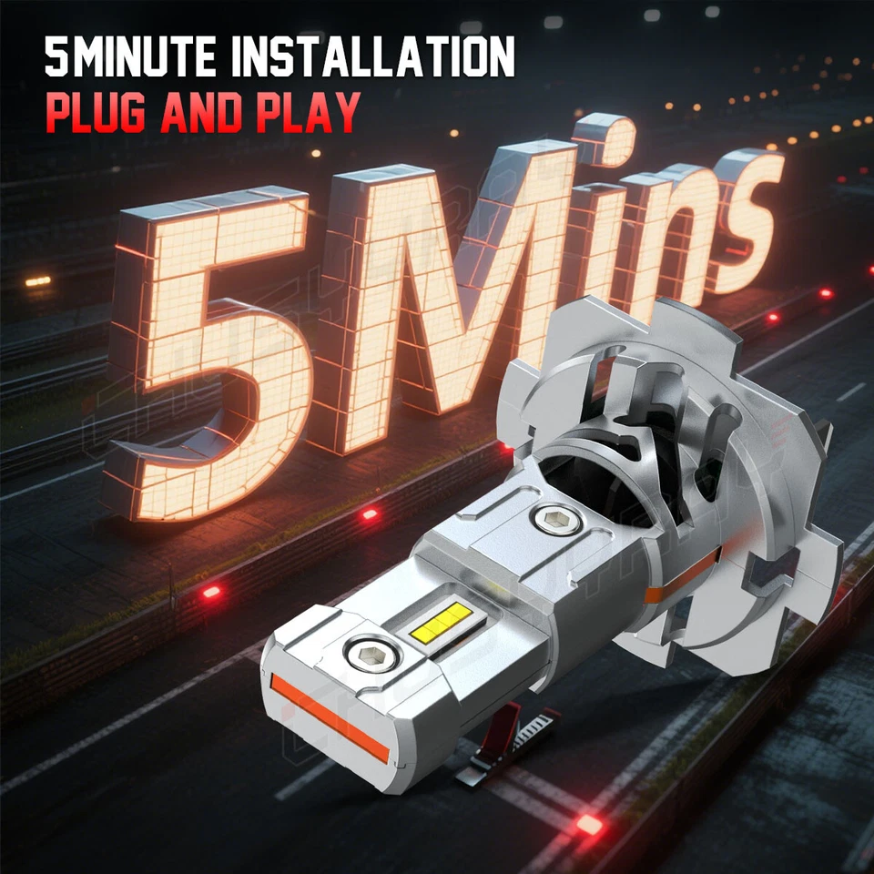 Lâmpadas de farol de LED brancas FIT Aprilia Shiver 750 900 2x H7 motocicleta 6000K - Imagem 2 de 4