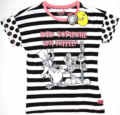 Looney Tunes camiseta Primark Bugs Bunny café señoras para mujer UK Size 6  a 24 | eBay
