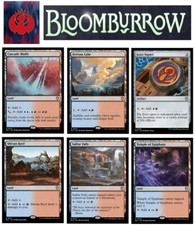 IZZET Commander Land & Artifact x6 Lot - Bloomburrow - NM MTG