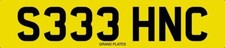 SEAN C PRIVATE NUMBER PLATE SEANS CAR REG S333 HNC SEANO SHAWN SHAUN FEES PAID