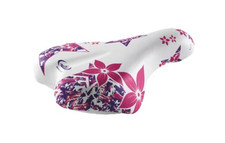 Kids Bike Saddle White/Pink With Bike Trolley 12/14/16 Inch