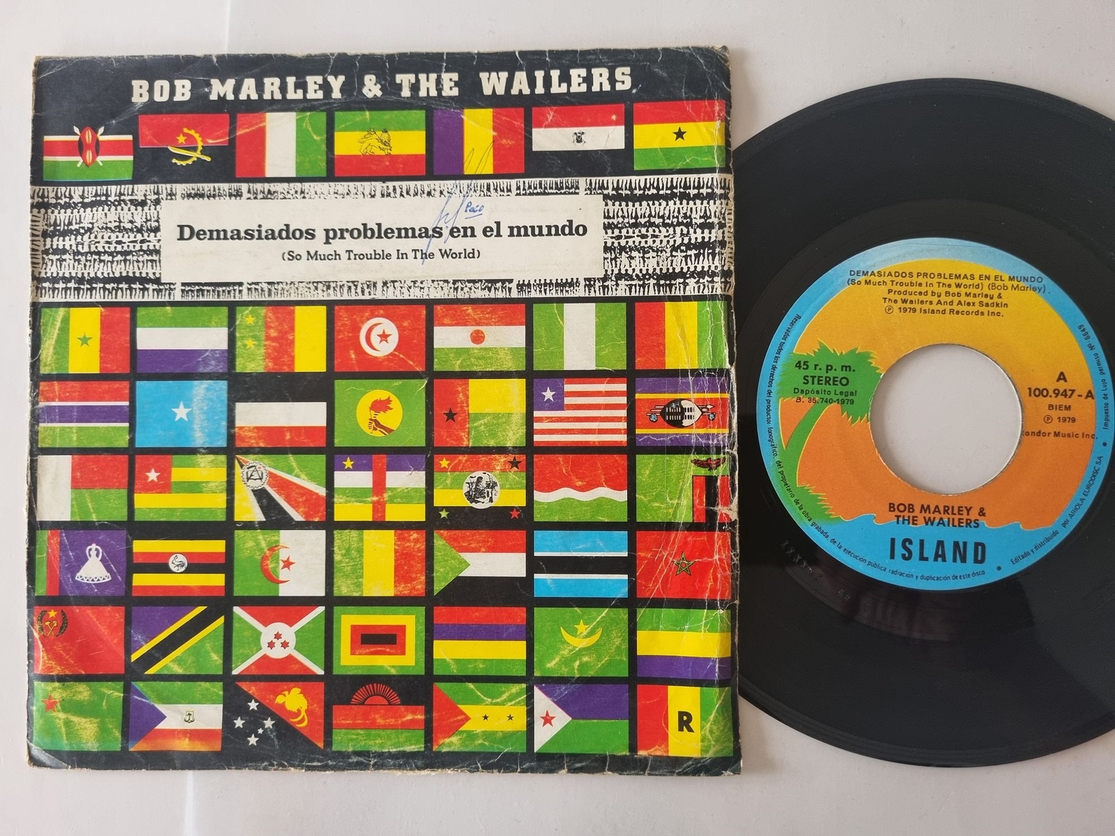 Bob Marley & The Wailers - So Much Trouble In The World 7'' Vinyl Spain