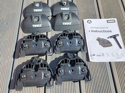 Vauxhall Zafira Tourer - Thule 753 Rapid Fit-Kit with 4025 Brackets kit