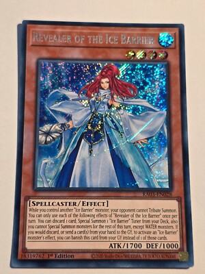 Enthüller der Eisbarriere Secret Rare YUGIOH RA03 ENGLISCH NM Y17