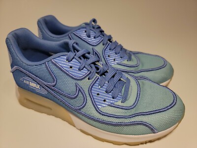 Womens Nike Air Max 90 Ultra BR Breathe Blue 917523-400, Size