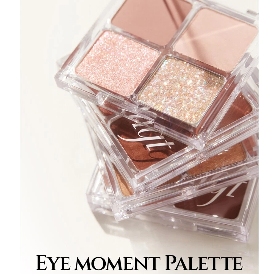 THE FACE SHOP Eye Moment Palette #03 Rosy Burgundy Glitter Color K-Beauty - Image 2 of 4