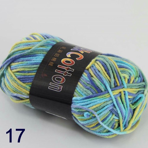 Sale 1ball x 50g New Soft Cotton Baby Hand dyed Wrap Shawl Scarf Knitting Yarn - Picture 27 of 33