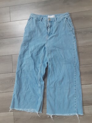 Topshop Editor Crop Jeans Flare 28 x 30 #S89