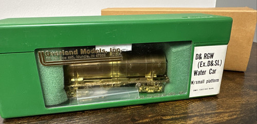 Coche acuático Overland Models HO latón #1307 D&RGW (Ex D&SL) con plataforma pequeña sin usar | Zustand: New