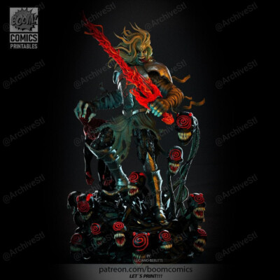 Knull Resin Sculpture Statue Model Kit  X-Men Marvel Unpainted/Unassembled