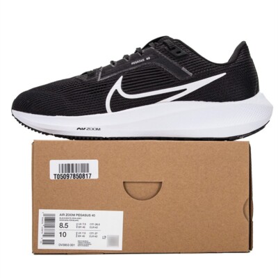 Nike Air Zoom Pegasus 40 Black White Men Running Jogging Sneakers